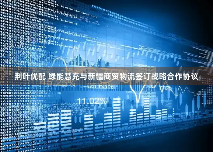 荆叶优配 绿能慧充与新疆商贸物流签订战略合作协议